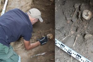 Medieval children’s graves discovered beneath church entrance in Bytom, Poland